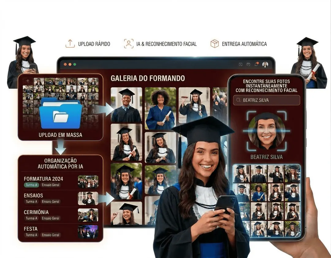 Galerias de Fotos com Reconhecimento Facial