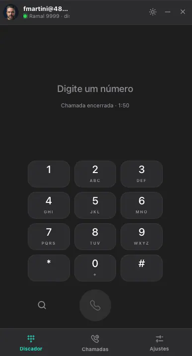 Tela do Partiu Voz